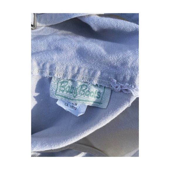 Vintage Y2K Vintage Beige Overalls 100% Cotton Baby Boots India Sz 30 lbs - Picture 8 of 12